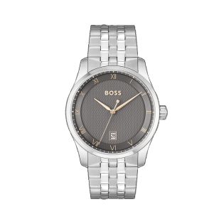RELOJ BOSS CAB ACERO CORREA ESF MARRON
