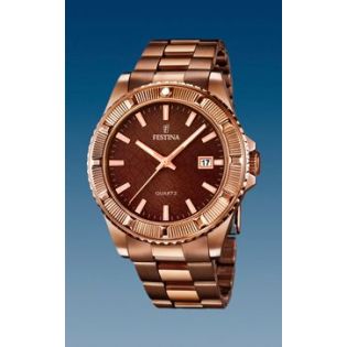 RELOJ FESTINA SRA ACERO ESF CHOCOLATE