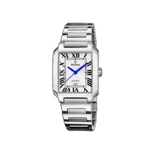 RELOJ FESTINA SRA ACERO RECTANGULAR ROMANOS