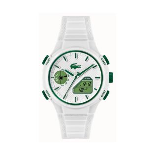 RELOJ LACOSTE ANA-DIGI CAUCHO UNISEX BLANCO