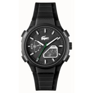 RELOJ LACOSTE ANA-DIGI CAUCHO UNISEX NEGRO