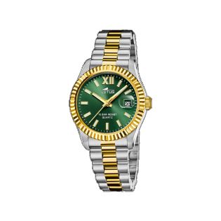 RELOJ LOTUS SRA ACERO BICOLO ESF VERDE