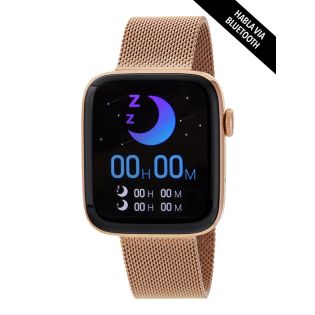 PULSERA ACTIVIDAD MAREA RECTANGULAR IP ROSA TALK BLUETOOTH