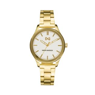RELOJ MARK MADDOX SRA ACERO IP DORADO BRAZALETE
