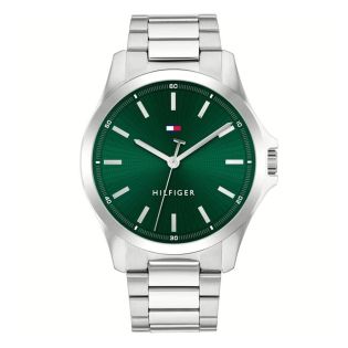 RELOJ TOMMY HILFIGER CAB ACERO ESF VERDE BRAZALETE