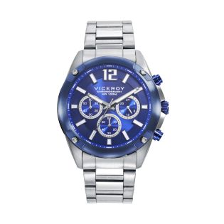 RELOJ VICEROY CAB ACERO CRONOGRAFO ESF AZUL