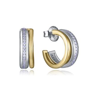 PENDIENTES VICEROY PLATA DE LEY CHAPADA CIRCONITAS