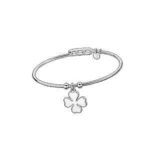 PULSERA LOTUS STYLE SRA ACERO TREBOL