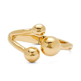 PULSERA UNODE50 SER INTRÉPIDA CHAPADO ORO