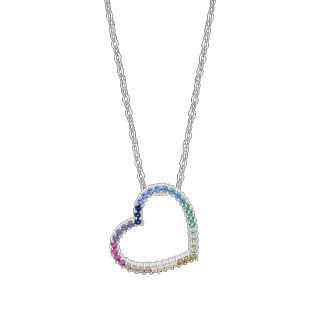 COLGANTE LOTUS SILVER SRA CORAZON MULTICOLOR