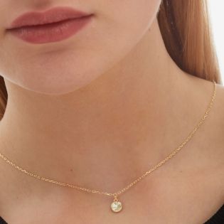 GARGANTILLA VICTORIA CRUZ PLATA DE LEY CHAPADA PIEDRA COLOR