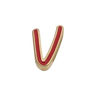 MOTIVO VICEROY ACERO DORADO LETRA V NIÑA