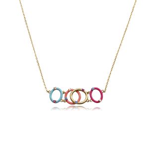 GARGANTILLA VICEROY PLATA DE LEY CHAPADA ESMALTE 