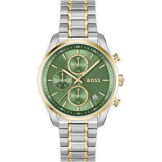 RELOJ BOSS SRA ACERO BICOLOR MULTF ESF VERDE