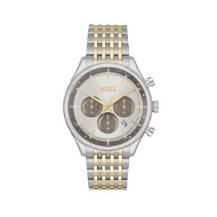 RELOJ BOSS CAB ACERO BRAZALETE BICOLOR