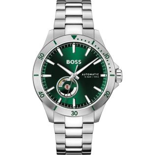 RELOJ BOSS CAB ACERO AUTOMATIC ESF VERDE BRAZALETE