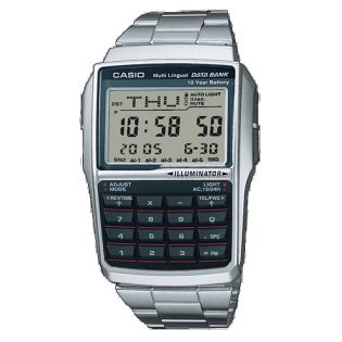 RELOJ CASIO DIGITAL CALCULADORA METALICO