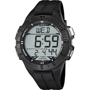 RELOJ CALYPSO CAB DIGITAL CORREA ESF NEG