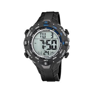 RELOJ CALYPSO DIGITAL CAB CORREA NEGRA 