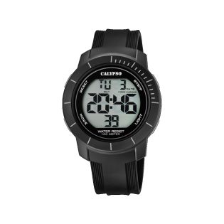 RELOJ CALYPSO CABALLERO DIGITAL CORREA NEGRA 