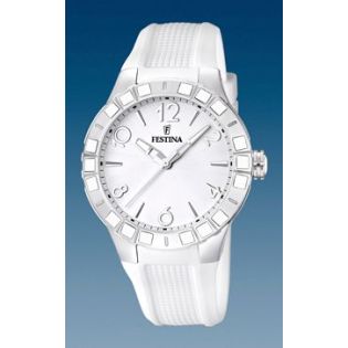 RELOJ FESTINA SRA ACERO CIRCONITAS CORREA ESF BLANCA