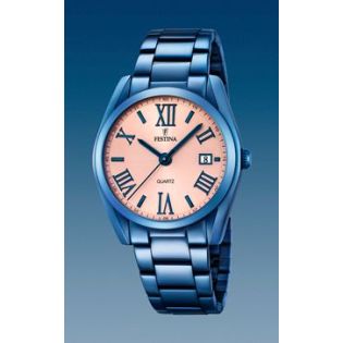 RELOJ FESTINA SRA ACERO IP AZUL ESF ROSE