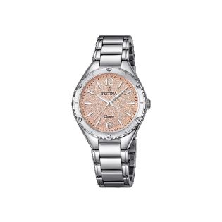 RELOJ FESTINA SRA ACERO ESF ROSÉ