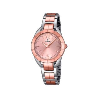 RELOJ FESTINA SRA BICOLOR ESF ROSA