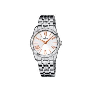 RELOJ FESTINA SRA ACERO BRAZALETE ESF PLATA N ROSE