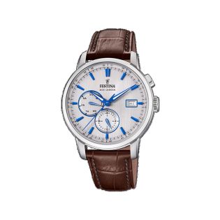 RELOJ FESTINA CAB ACERO MULTF CORREA PIEL