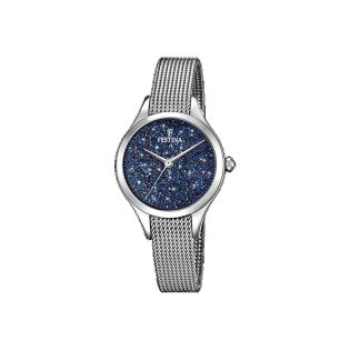 RELOJ FESTINA SRA ACERO CORREA ESF AZUL SWAROSKI