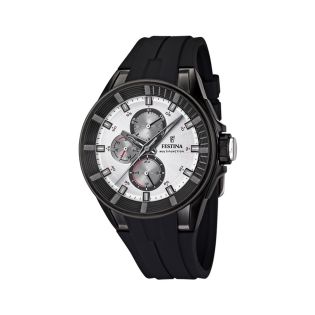 RELOJ FESTINA CAB MULTF. ACERO ESF BL/NE
