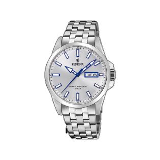 RELOJ FESTINA CAB ACERO ESF NEGRO