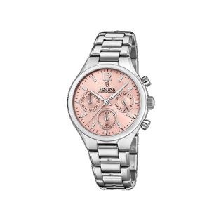 RELOJ FESTINA SRA CRONO ACERO ESF ROSÉ