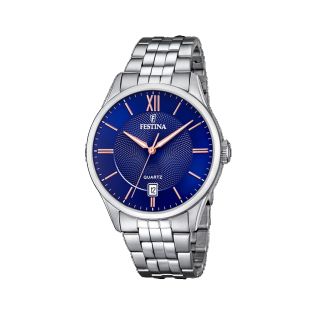 RELOJ FESTINA CAB ACERO ESF AZUL