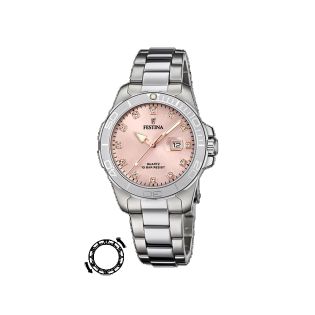 RELOJ FESTINA SRA ACERO ESF ROSA