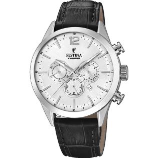 RELOJ FESTINA CAB CRONOGRAFO ACERO CORREA ESF PLATA