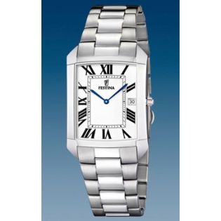 RELOJ FESTINA CAB ACERO ESF BLANCA