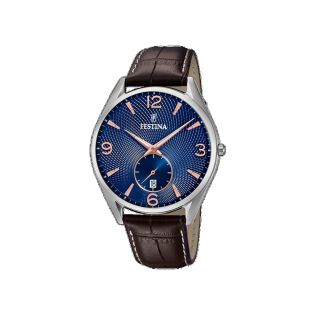 RELOJ FESTINA CAB ACERO CORREA ESF  AZOS