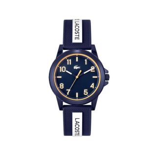 RELOJ LACOSTE AZUL, BLANCO PASAPUENTE NARANJA 