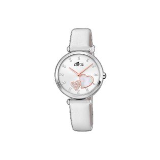 RELOJ LOTUS SRA ACERO CORREA ESF BLANCA
