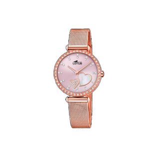 RELOJ LOTUS SRA ACERO CIRCONITAS ESF ROSA