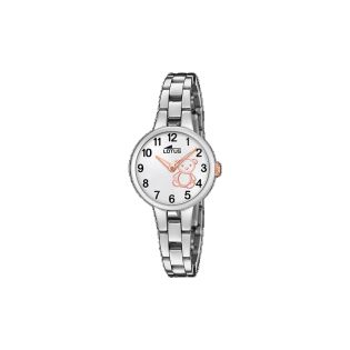 RELOJ LOTUS NIÑA ACERO ESF PLATA OSITO