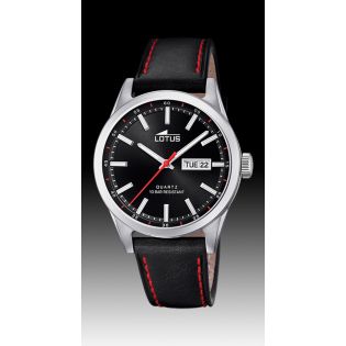 RELOJ LOTUS CAB CRONOGRAFO ACERO CORREA ESF NEGRO