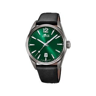 RELOJ LOTUS CAB ACERO CORREA ESF VERDE