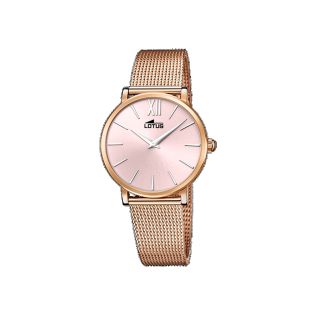 RELOJ LOTUS SRA ACERO ESF ROSA