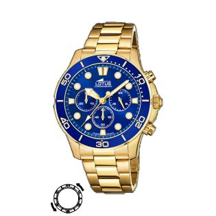 RELOJ LOTUS CAB CRONO CHA ESF AZUL