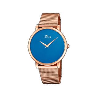 RELOJ LOTUS SRA ACERO CAB ESF AZUL ARMIS ROSÉ