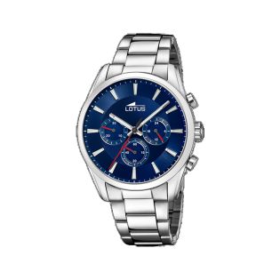 RELOJ LOTUS CAB CRONO ACERO ESF AZUL