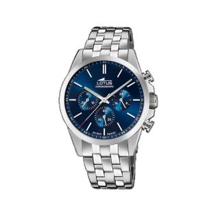 RELOJ LOTUS CAB CRONO ACERO BRAZALETE ESF AZUL